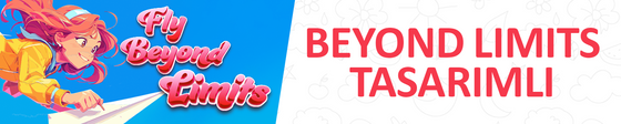 Fly Beyond Limits Tasarımlı Kıyafet Kaşesi