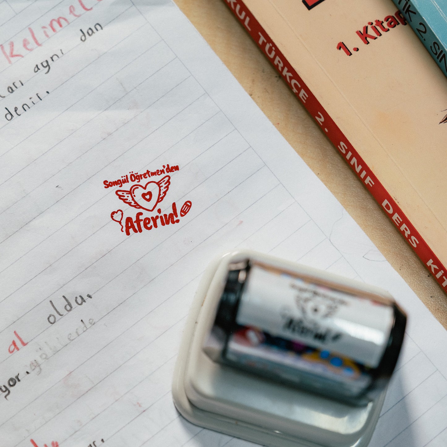 Öğretmen Kaşesi Seti - Aferin + Başarılı + Tebrikler