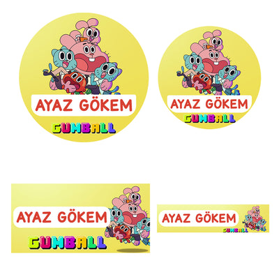 Okul etiketi seti