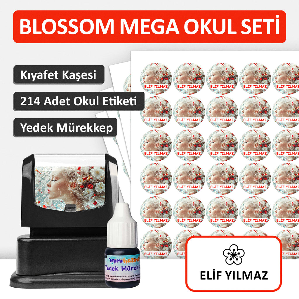 Blossom Tasarımlı Mega Okul Seti