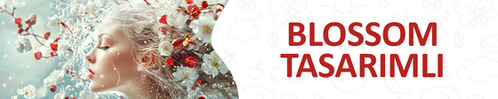 Blossom Tasarımlı Kıyafet Kaşesi