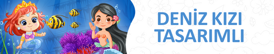 Deniz Kızı Tasarımlı Kıyafet Kaşesi
