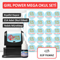 Girl Power Tasarımlı Mega Okul Seti
