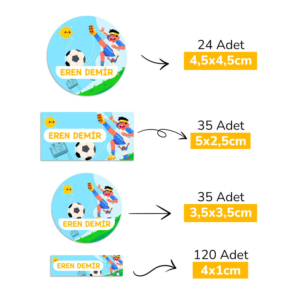 Goal Tasarımlı Mega Okul Seti