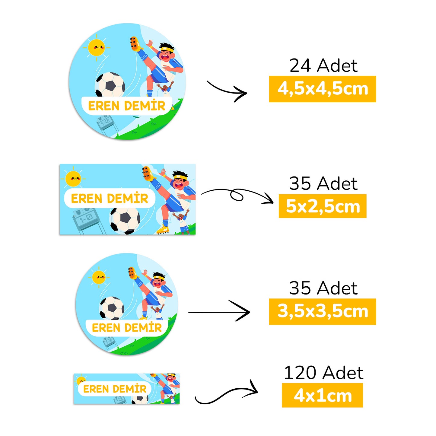 Goal Tasarımlı Mega Okul Seti