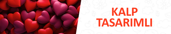 Kalp - I Love You Tasarımlı Kişiye Özel Kıyafet Kaşesi