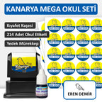 Kanarya Tasarımlı Mega Okul Seti