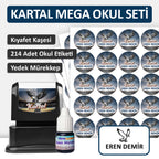 Kartal Tasarımlı Mega Okul Seti