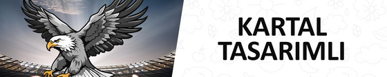 Kartal Tasarımlı Kıyafet Kaşesi