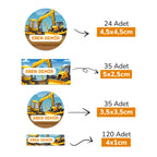 Kepçe Tasarımlı Mega Okul Seti
