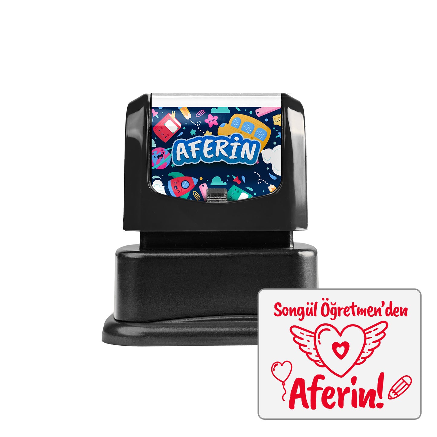 Kişiye Özel Aferin Öğretmen Kaşesi – Motive Edici Ödül Kaşesi