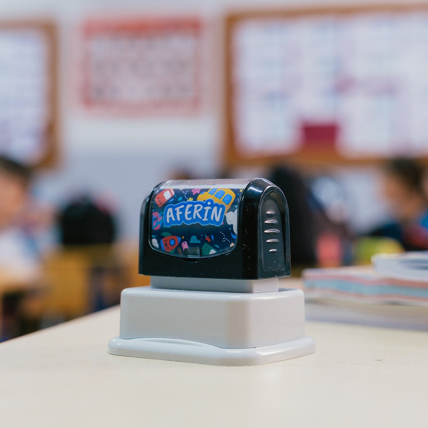 Kişiye Özel Aferin Öğretmen Kaşesi – Motive Edici Ödül Kaşesi