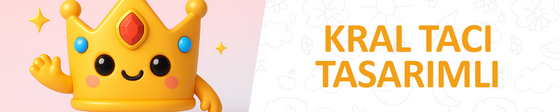 Kraliyet Tacı Tasarımlı Kişiye Özel Kıyafet Kaşesi