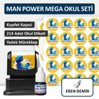 Man Power Tasarımlı Mega Okul Seti