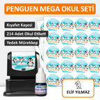 Penguen Tasarımlı Mega Okul Seti