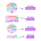 Unicorn Tasarımlı Mega Okul Seti