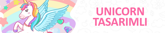 Unicorn Tasarımlı Kıyafet Kaşesi